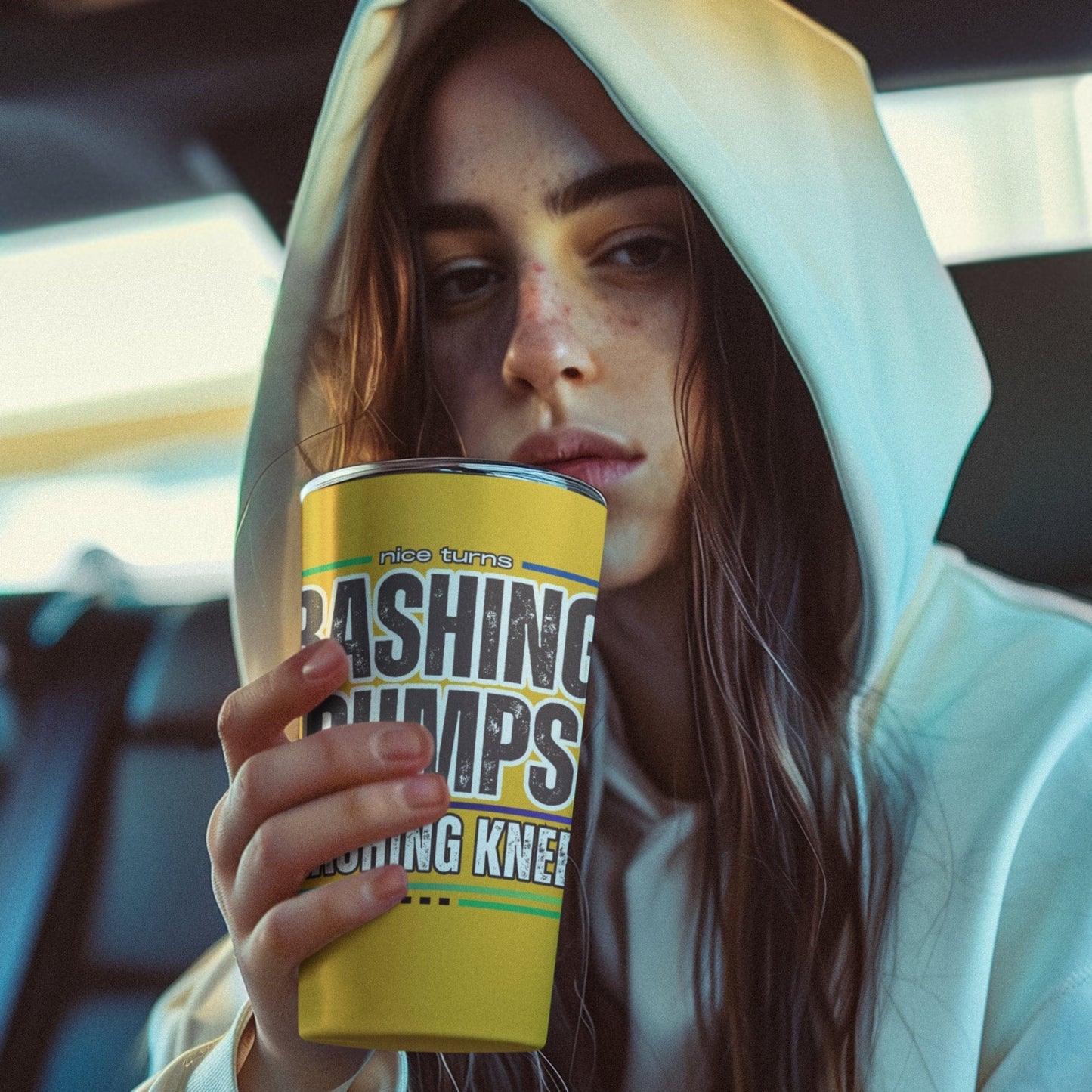 Bashing Bumps, Trashing Knees 20oz Tumbler