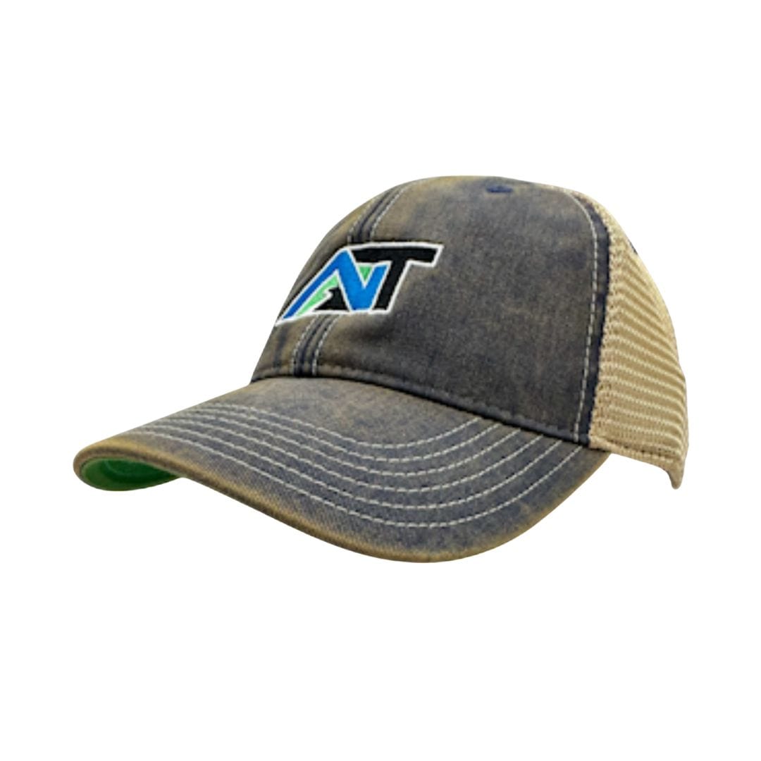 Turn & Burn Snapback Trucker Hat Blue