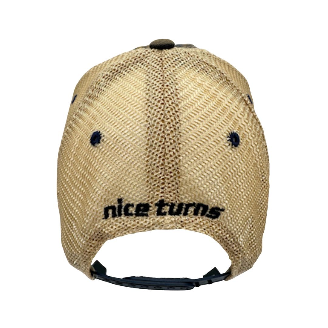 Turn & Burn Snapback Trucker Hat Blue