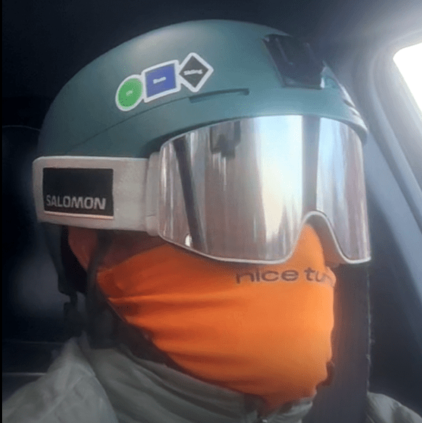 Ski Bum Skiing Neck Gaiter