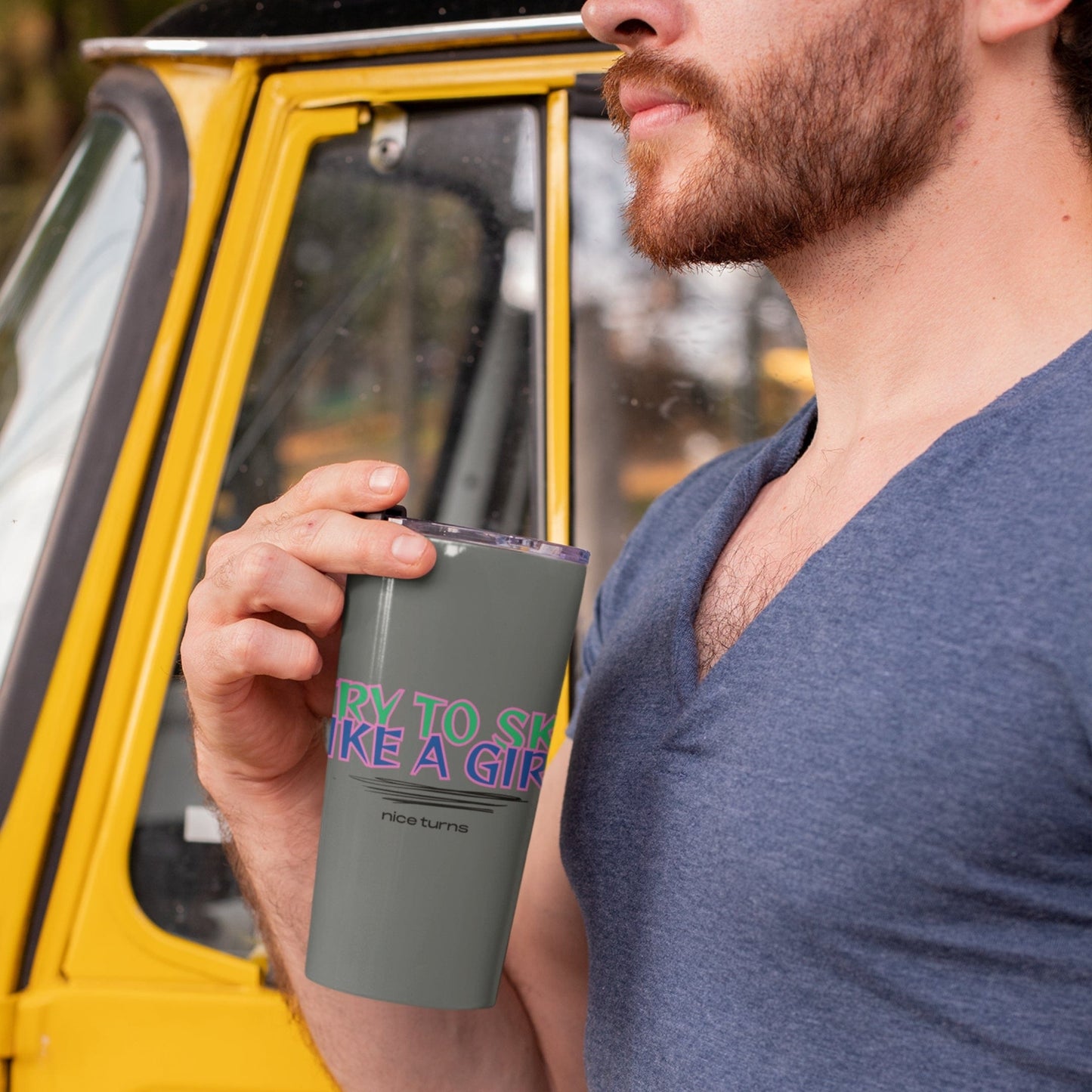 Try to Ski Like a Girl 20oz Tumbler
