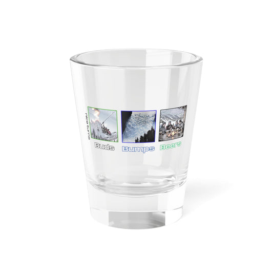 Buds Bumps Beers 1.5oz Shot Glass