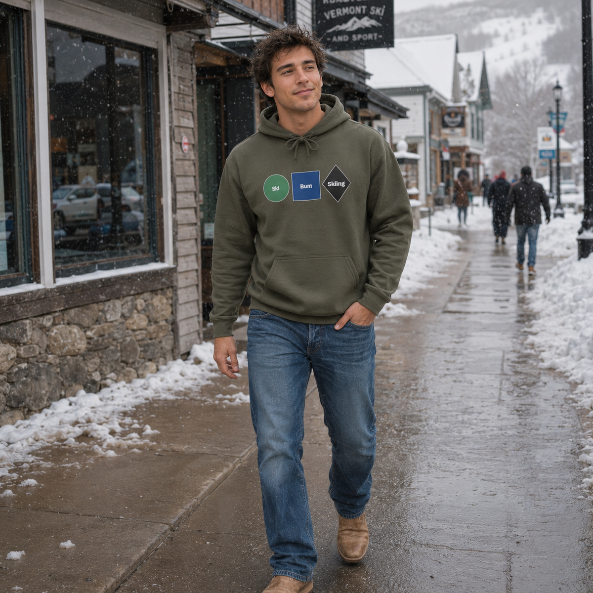 Piste Off Fleece Hoodie