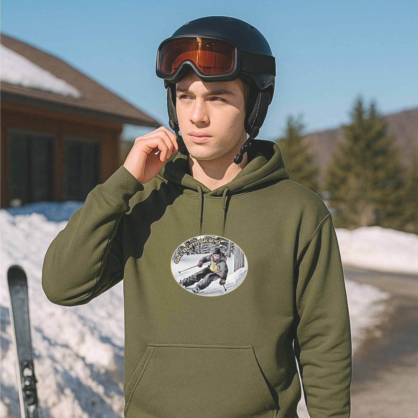 Ski Bum Paradise Hoodie