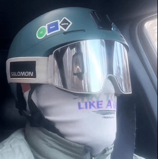 Try to Ski Like a Girl Neck Gaiter